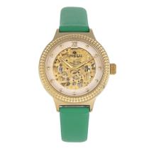Relógio Empress Alice EMPEM3203 MOP automático Skeleton Green