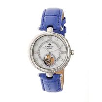 Relógio Empress Stella EMPEM2103 Pulseira de couro semiesquelética