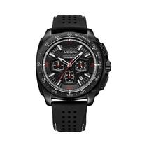 Relógio Esportivo Cronógrafo Masculino Megir Com Movimento De Quartzo Luminoso E Pulseira De