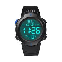 Relógio Esportivo Digital Led Masculino Multifuncional De Borracha Fitness Relógio Eletrônico