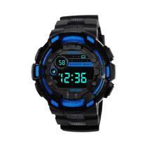 Relógio Esportivo Digital Masculino À Prova D'água Com Led, Relógio Eletrônico Luminoso Militar Da
