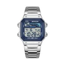 Relógio Esportivo Digital Masculino À Prova D'Água SANDA 6196 Com Mostrador Multifuncional Luminoso