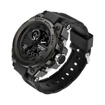 Relógio Esportivo Digital Masculino Sanda - À Prova D'Água, Estilo Militar