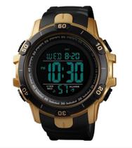 Relógio Esportivo Digital Preto Dourado Skmei 1475 Plastico