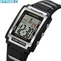 Relógio Esportivo Digital Synoke Alarme Cronômetro Silicone