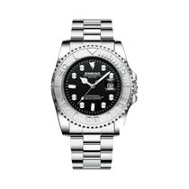 Relógio Esportivo Masculino À Prova d'Água Em Ouro Rosa BINBOND B930, Moda Com Pulseira De Aço, Luz