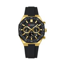 Relógio Esportivo Masculino À Prova D'Água Luminosa CURREN Quartz Luxuoso Com Data Automática
