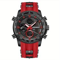 Relógio Esportivo Masculino com Dupla Exibição de Quartzo A prova Dagua Relógio Esportivo Masculino com Dupla Exibição de Quartzo A prova Dagua