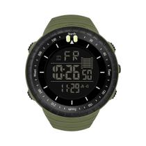 Relógio Esportivo Masculino Digital LED - À Prova D'Água com Tela Grande - Design Camuflado