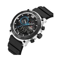 Relógio Esportivo Masculino NAVIFORCE Leve Com Duplo Display Luz Noturna Cronômetro Multifuncional