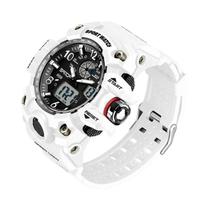 Relógio Esportivo Masculino SANDA G-Style - Digital, Quartzo, À Prova D'Água e de Choque