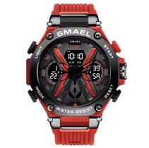 Relógio Esportivo Masculino Smael 8087 Red