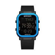 Relógio Esportivo Militar À Prova D'água Masculino SANDA Classic Digital Square Dial LED Display Relógio Esportivo Militar À Prova D'água Masculino SANDA Classic Digital Square Dial LED Display