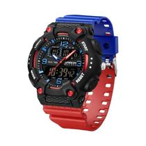 Relógio Esportivo Militar Masculino À Prova D'água Com Display Duplo LED Analógico Digital