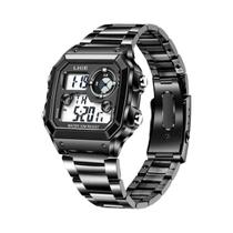 Relógio Esportivo Militar Masculino Lige 2023 - À Prova D'Água - Digital e Quartzo