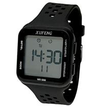 Relógio Esportivo Quadrado Masculino Digital Resistente Água Academia Xufeng Relógio Esportivo Quadrado Masculino Digital Resistente Água Academia Xufeng