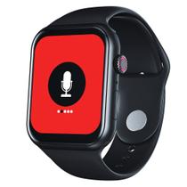 Relógio esportivo Rotary Button Z18 de 4,3 cm com chamada de voz preta