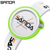 Relógio Esportivo Sanda Vitality À Prova D'água Pulseira Silicone