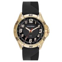 Relógio Esportivo Silicone Preto/Vermelho - 48mm