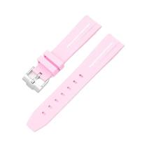 Relógio Esportivo Unissex À Prova d'Água Com Pulseira De Borracha De Interface Curva De 20mm Para