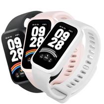 Relógio Esportivo Xiaomi Smart Band 9 Active 1.47 Branco Rosa Preto Caminhada Calorias