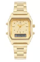 Relógio euro fashion fit sporty dourado eubj3718aa/4d