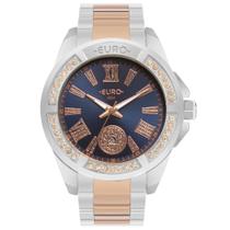 Relógio Euro Feminino Big Case Bicolor - EU2115AX/4J