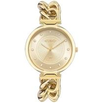 Relógio Euro Feminino Chains - Dourado com Pulseira Corrente