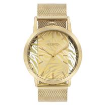 Relógio Euro Feminino Dourado Eu2036yue/4d Mesh 43mm