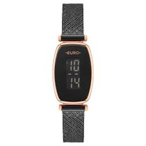 Relógio Euro Feminino Fashion Fit Glam Preto - EUJHS43AAC/4P