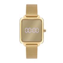 Relógio Euro Feminino Fashion Fit Reflexos Midi Dourado - EUDS8054AC/4D