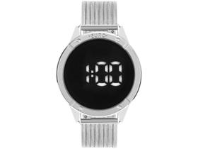 Relógio Euro Feminino Ff Led Prata - EUBJ3912AD/4F Relógio Euro Feminino Ff Led Prata - EUBJ3912AD/4F