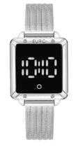 Relógio Euro Feminino Ff Led Prata Eumd2404ae4k Relógio Euro Feminino Ff Led Prata Eumd2404ae4k