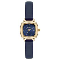 Relógio Euro Feminino Mini Couro Azul EU2035ZBT/3A Relógio Euro Feminino Mini Couro Azul EU2035ZBT/3A