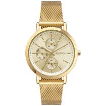 Relógio Euro Feminino Multiglow Dourado - EU6P27AB/4D