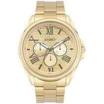 Relógio Euro Feminino Multiglow Dourado - EU6P29AIB/4D