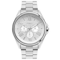 Relógio Euro Feminino Multiglow - Prata com Brilho no Mostrador