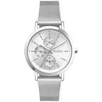 Relógio Euro Feminino Multiglow Prata - EU6P27AA/4K