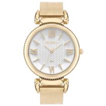 Relógio Euro Feminino Ref: Eu2035yvp/4d Fashion Mesh Dourado