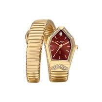 Relógio Euro Feminino Ref: Eu2035zam/5r Bracelete Serpentes Dourado Relógio Euro Feminino Ref: Eu2035zam/5r Bracelete Serpentes Dourado