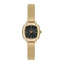 Relógio Euro Feminino Ref: Eu2035zbs/4p Casual Retangular Mesh Dourado