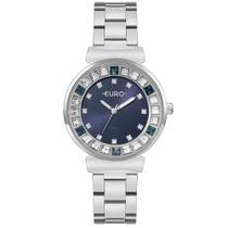 Relógio Euro Feminino Stones Prata - EU2035YXW/4A Relógio Euro Feminino Stones Prata - EU2035YXW/4A