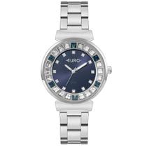 Relógio Euro Feminino Stones Prata - EU2035YXW/4A