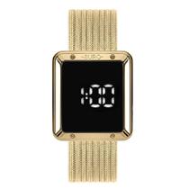Relógio Euro Lexington Dourado Feminino Elegante Digital Luxo Touch Fashion Relógio Euro Lexington Dourado Feminino Elegante Digital Luxo Touch Fashion