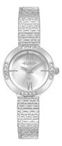 Relógio Euro Prata Feminino Unique Bracelete Eu2035yzm/5k Prateado Pedras Elegancia