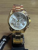 Relógio Feminino A Prova D Água Relógio Dourado Prata