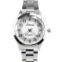 Relógio feminino analógico prata aço original garantia - Orizom
