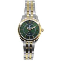 Relógio Feminino Analógico Tuguir Infinity 2462H Resistente à água 5 ATM Verde Caixa em Aço Prata Pulseira de Aço Visor Cristal Mineral Redondo Relógio Feminino Analógico Tuguir Infinity 2462H Resistente à água 5 ATM Verde Caixa em Aço Prata Pulseira de Aço Visor Cristal Mineral Redondo