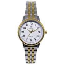 Relógio Feminino Analógico Tuguir TG228 Resistente à água 5 ATM Branco Caixa em Metal Dourado Pulseira de Aço Prata Visor Cristal Mineral Redondo Relógio Feminino Analógico Tuguir TG228 Resistente à água 5 ATM Branco Caixa em Metal Dourado Pulseira de Aço Prata Visor Cristal Mineral Redondo