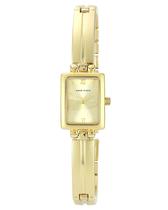 Relógio feminino Anne Klein 10/5404CHGB em tom dourado de 30 m w.r.